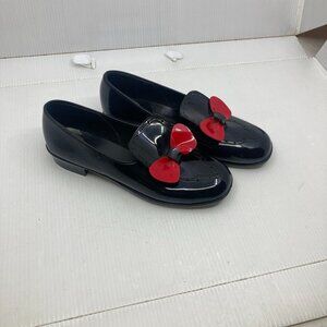 Vtg 1960s NEW DEADSTOCK ballet flat Mary Jane slip-ons children girl sz 2 1/2